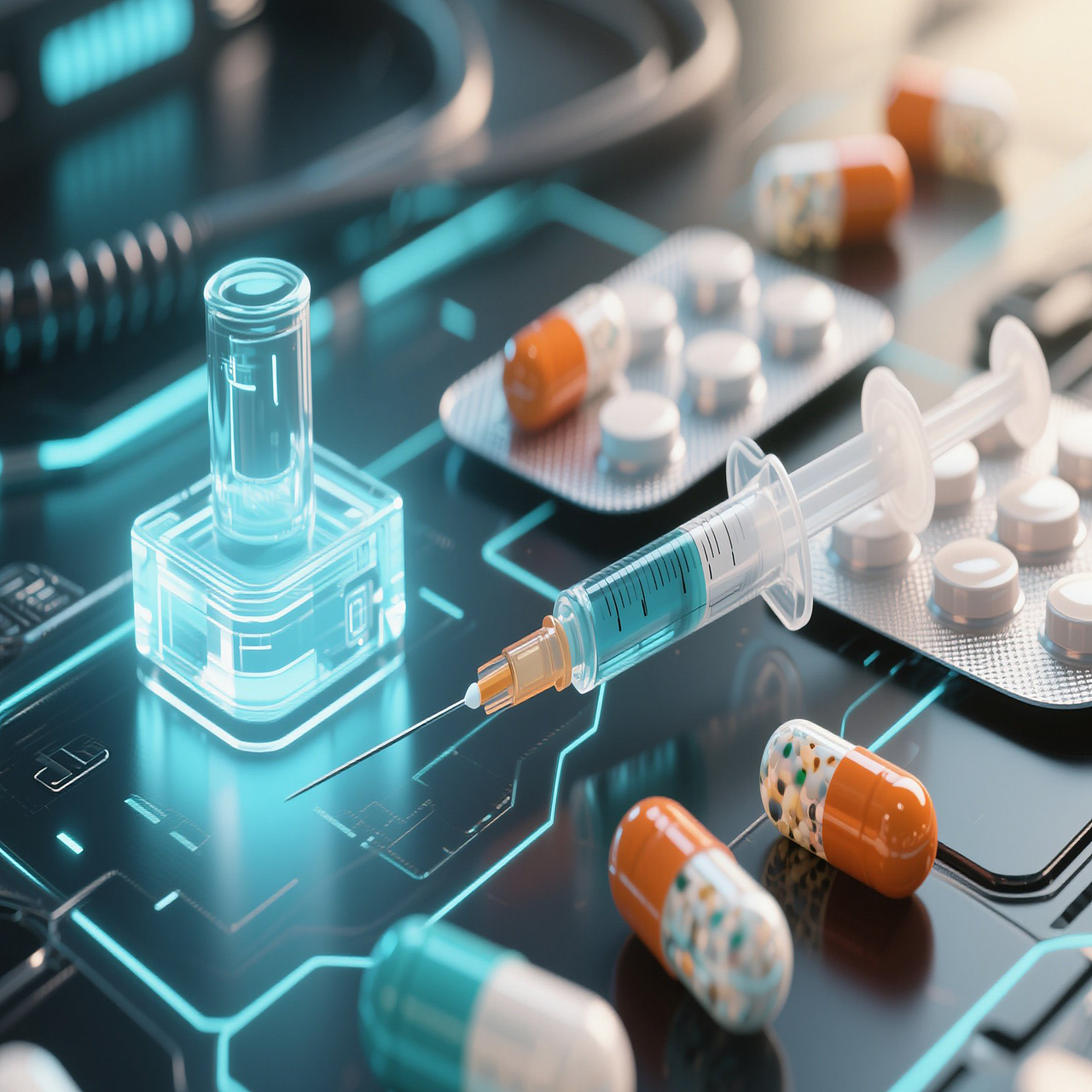 ai医疗健康宣传海报