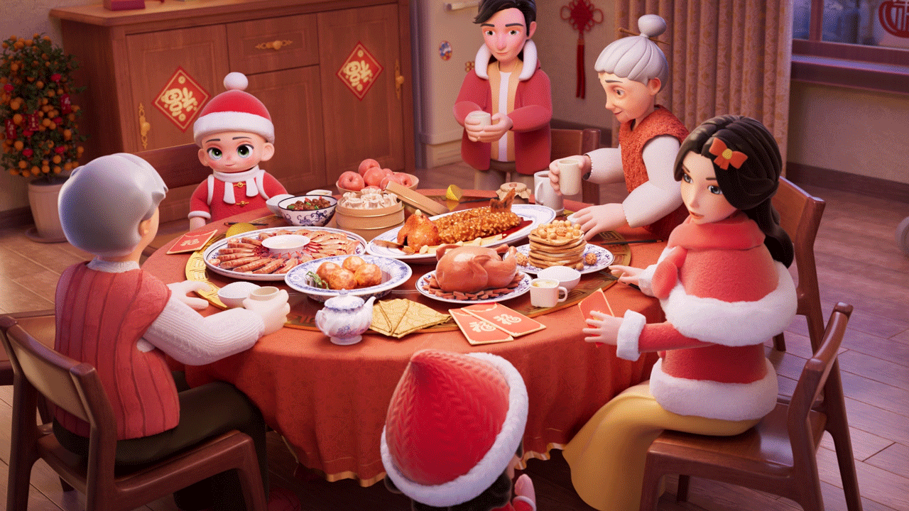 兴业银行新春贺岁动画 & 年报CG视觉项目