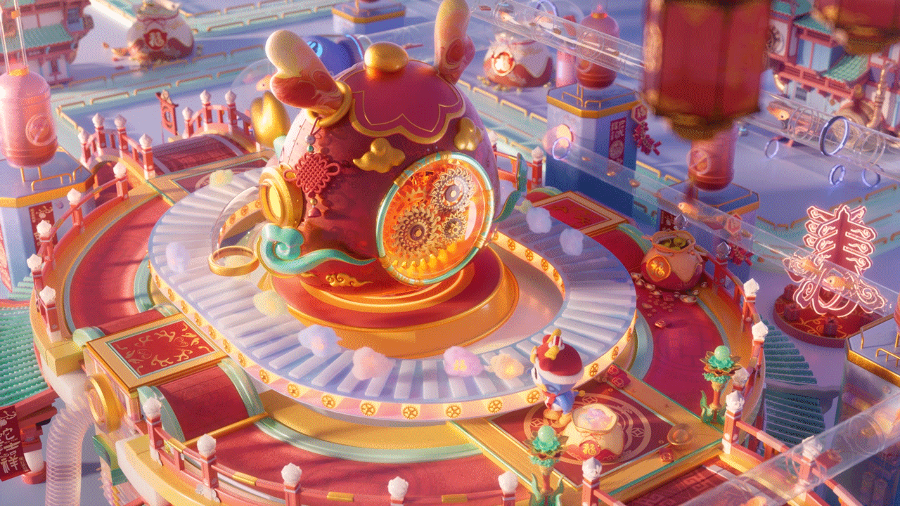 兴业银行新春贺岁动画 & 年报CG视觉项目