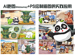 AI跑圖(MidJourney)+PS繪制插圖的實(shí)踐應(yīng)用稿子