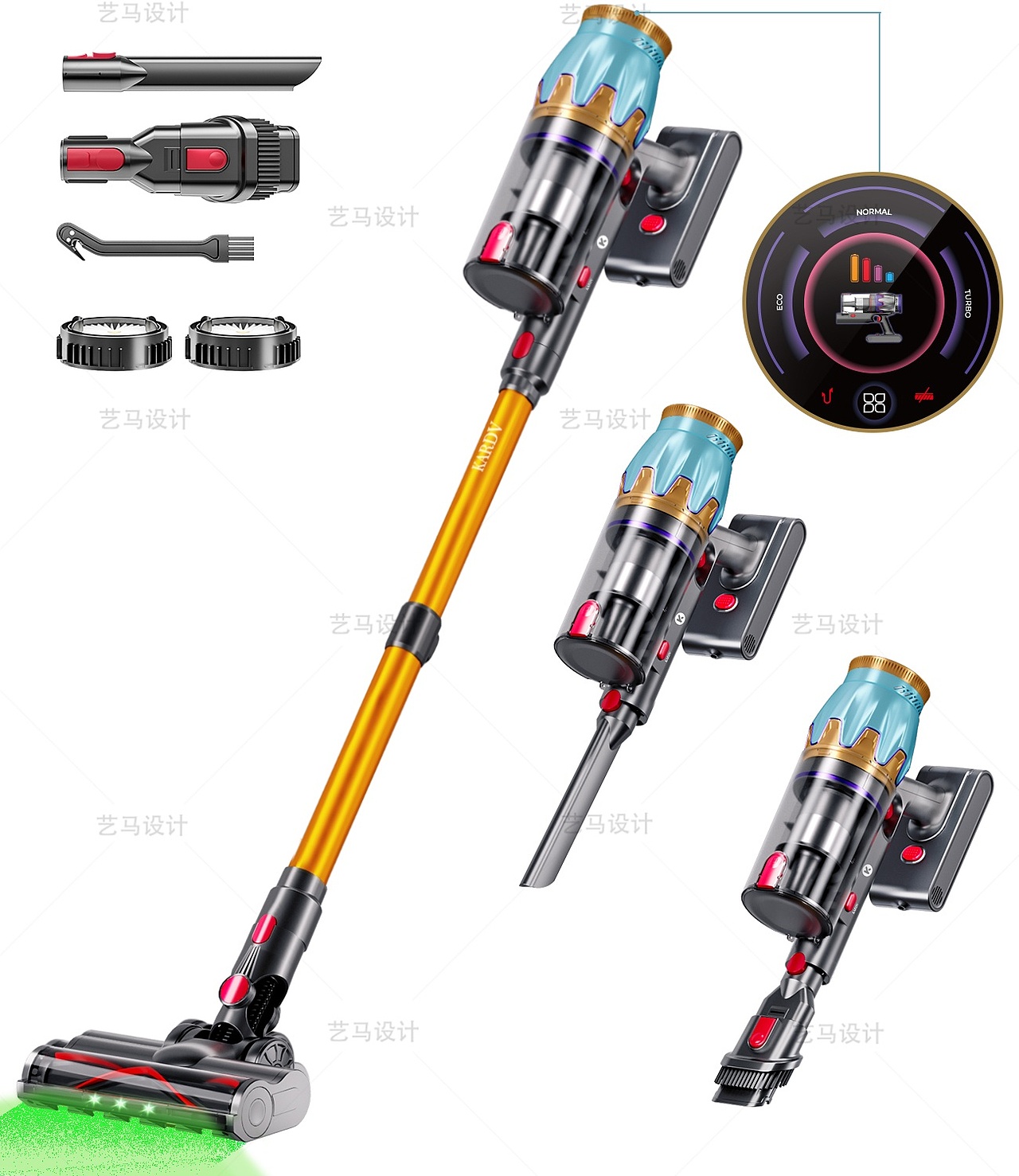 吸尘器 小家电-Amazon亚马逊主副图A+设计案例