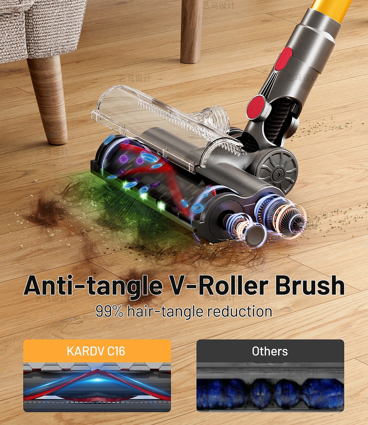 吸尘器 小家电-Amazon亚马逊主副图A+设计案例