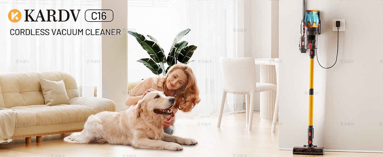 吸尘器 小家电-Amazon亚马逊主副图A+设计案例