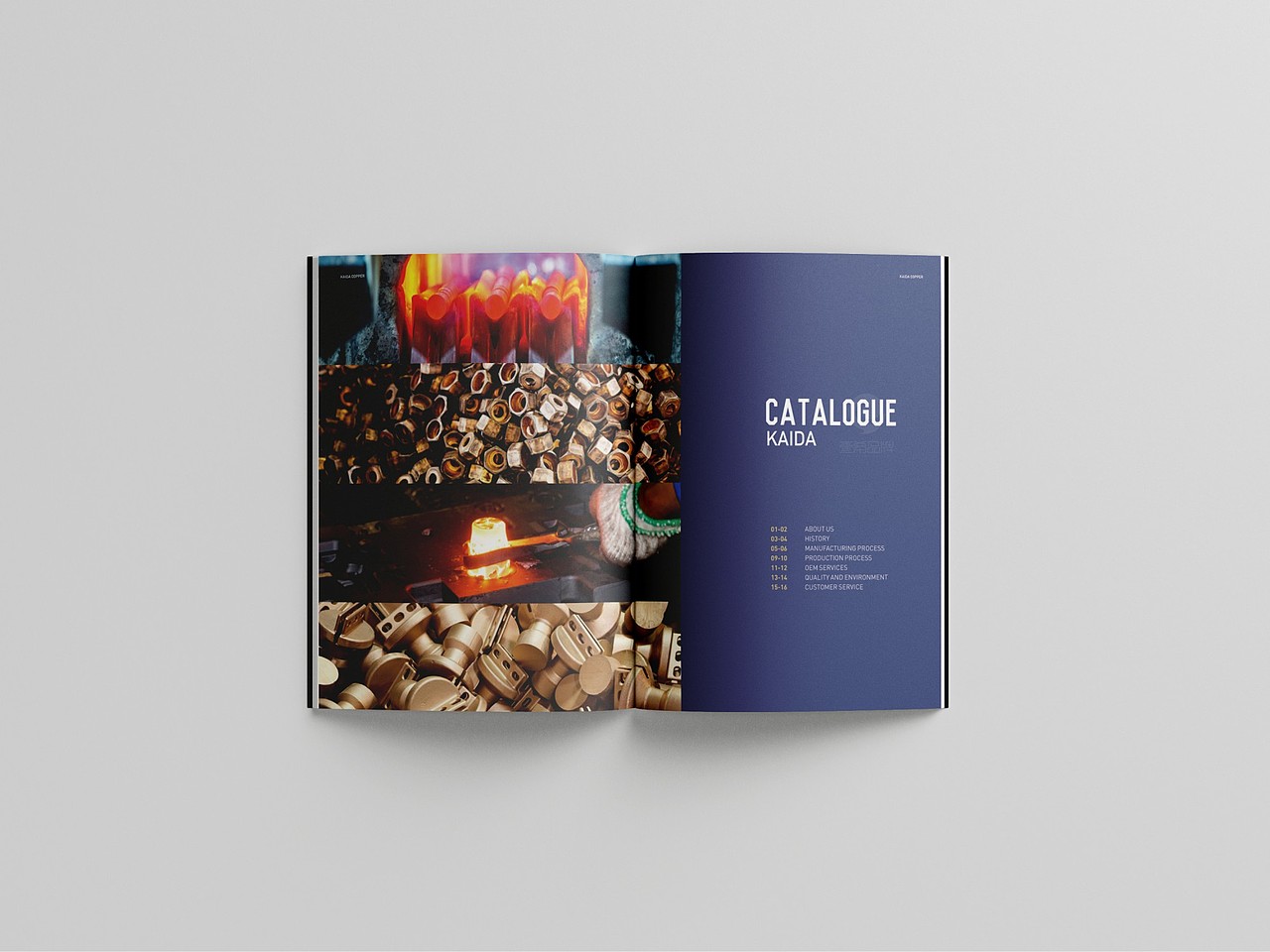 一希品牌设计---五金设备产品画册宣传册设计