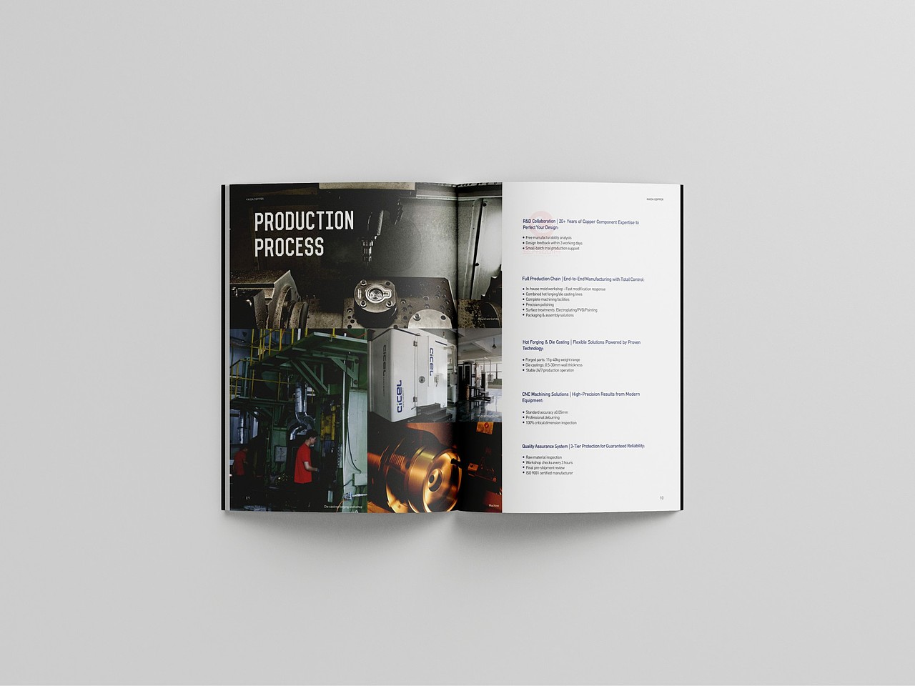 一希品牌设计---五金设备产品画册宣传册设计