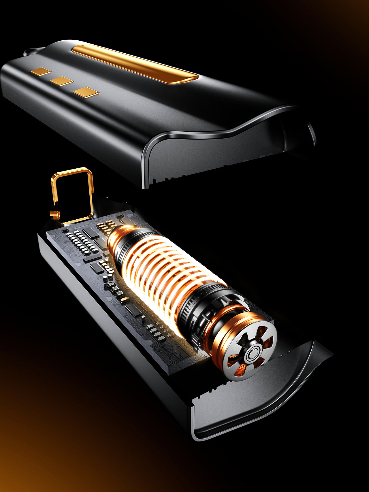 蓝牙耳机 × 产品建模效果图渲染（图ZMzkxMTM3MzU2） - 产品 - 站酷设计师飞鼠渲染原创素材 - 站酷ZCOOL