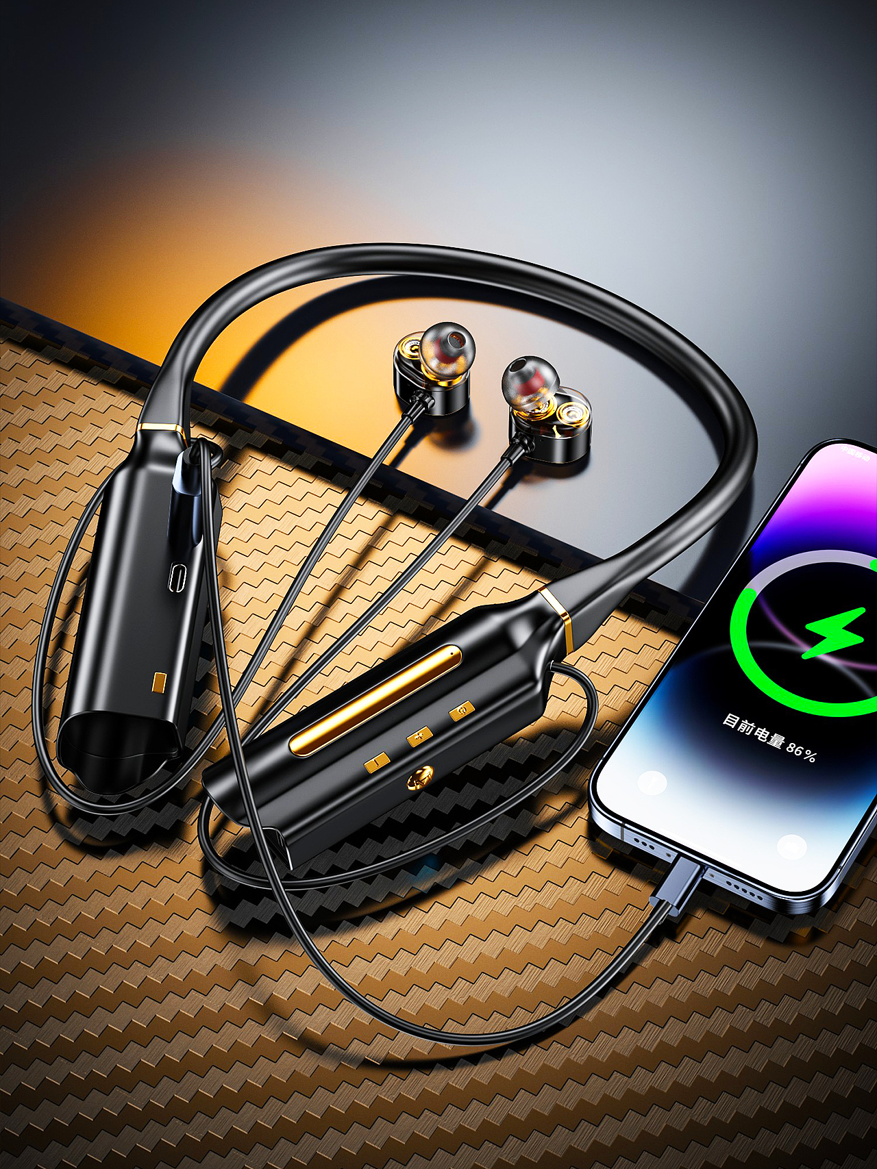 蓝牙耳机 × 产品建模效果图渲染（图ZMzkxMTM3MzYw） - 产品 - 站酷设计师飞鼠渲染原创素材 - 站酷ZCOOL