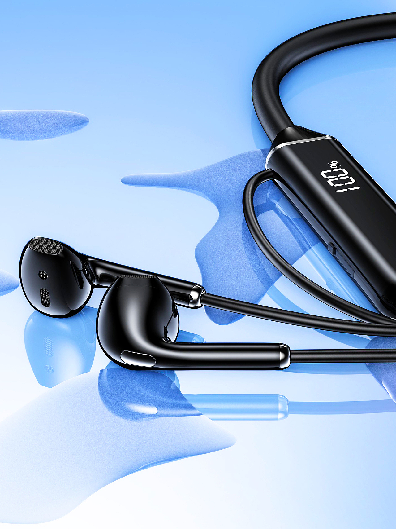 蓝牙耳机 × 产品建模效果图渲染