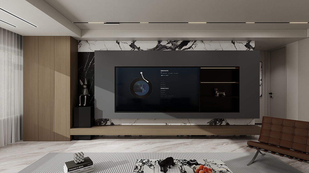 《白云·简致》83㎡现代简约实装案例