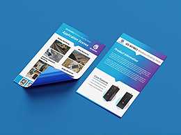 智能科技单页设计案例