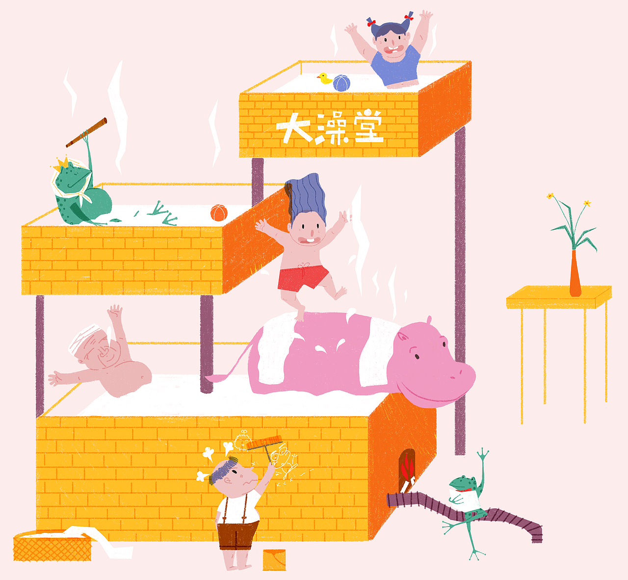 童年（图ZMzkxMTY4MTQw） - 儿童插画 - 站酷设计师梦游野狗原创素材 - 站酷ZCOOL