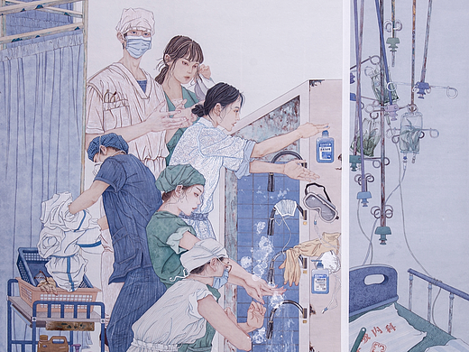 工笔人物创作《生生不息1》