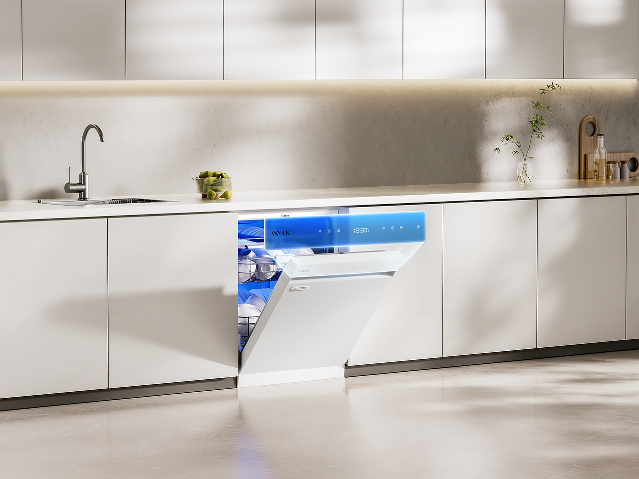 三维渲染|Midea美的洗碗机|杭州一木映画