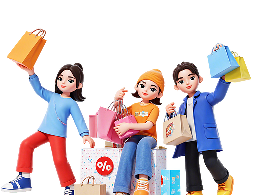 3D电商元素免扣图