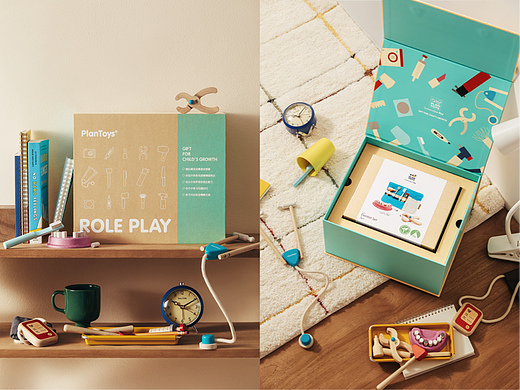 PLANTOYS 儿童益智玩具礼盒平面&定格动画拍摄