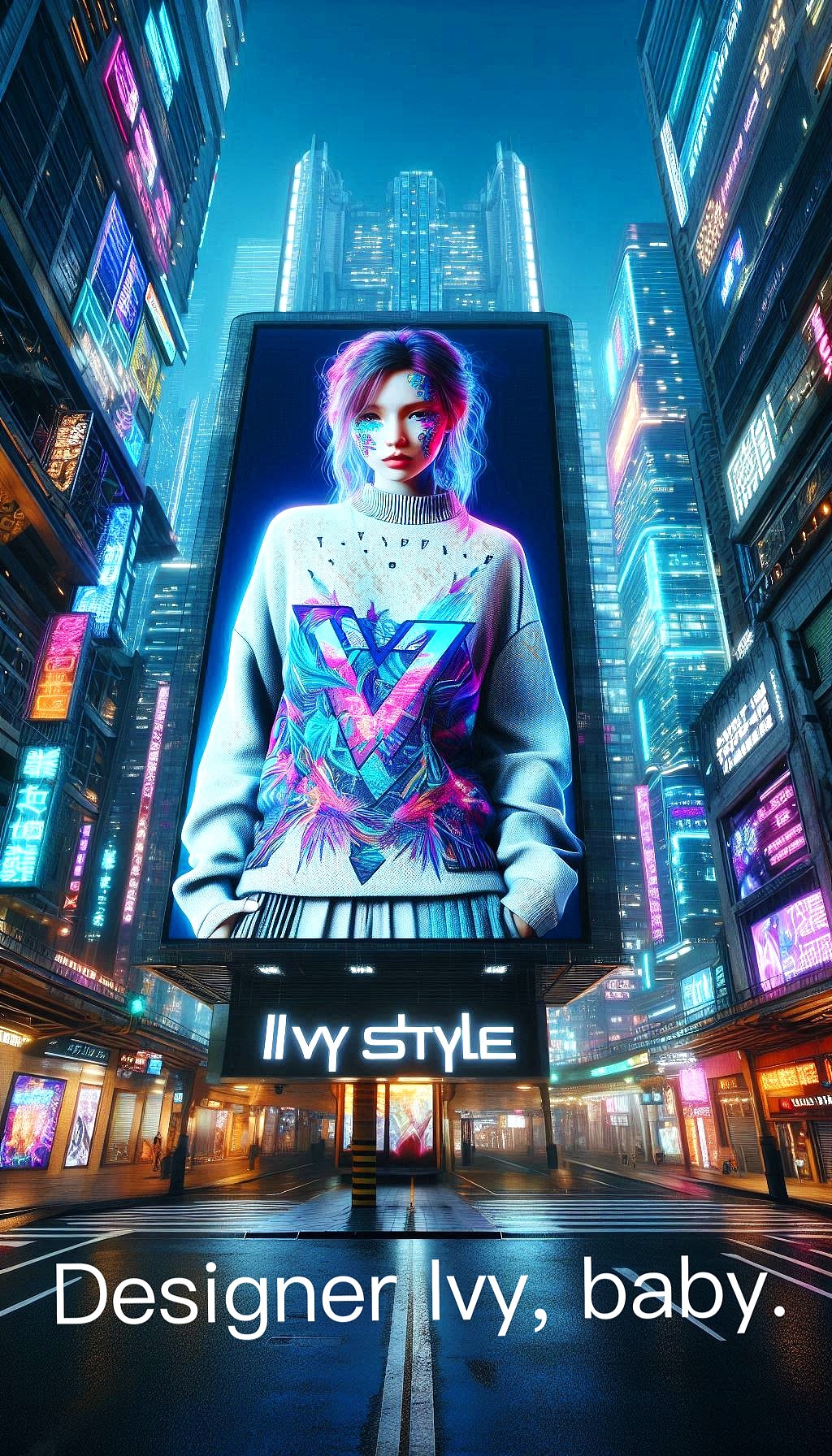 原创广告牌设计（图ZMzkxMjAzOTc2） - AI作品 - 站酷设计师Ivy艾薇儿原创素材 - 站酷ZCOOL