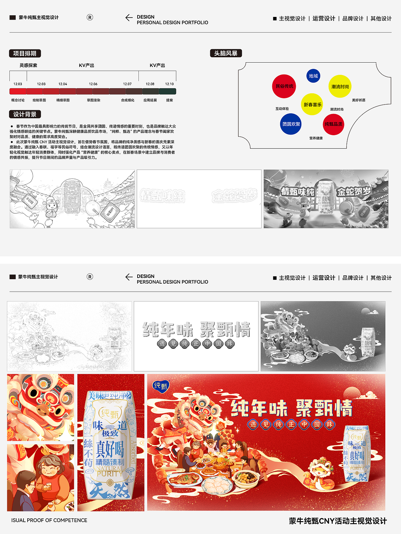 蒙牛纯甄中国新年(春节)活动