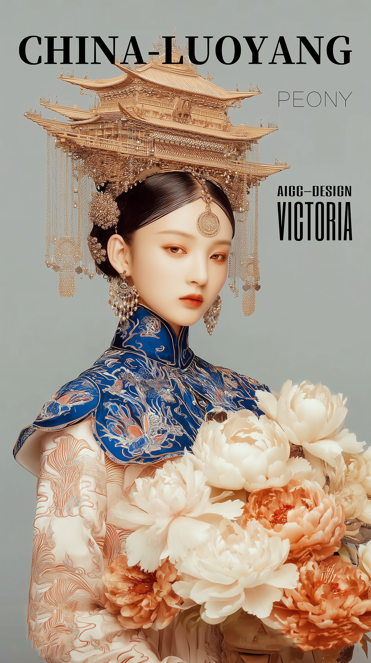 AIGC-《木上牡丹开·洛城美人来》(图ZMzkxMjExNTMy) - AI作品 - 站酷设计师AIGCVictoria原创素材 - 站酷ZCOOL