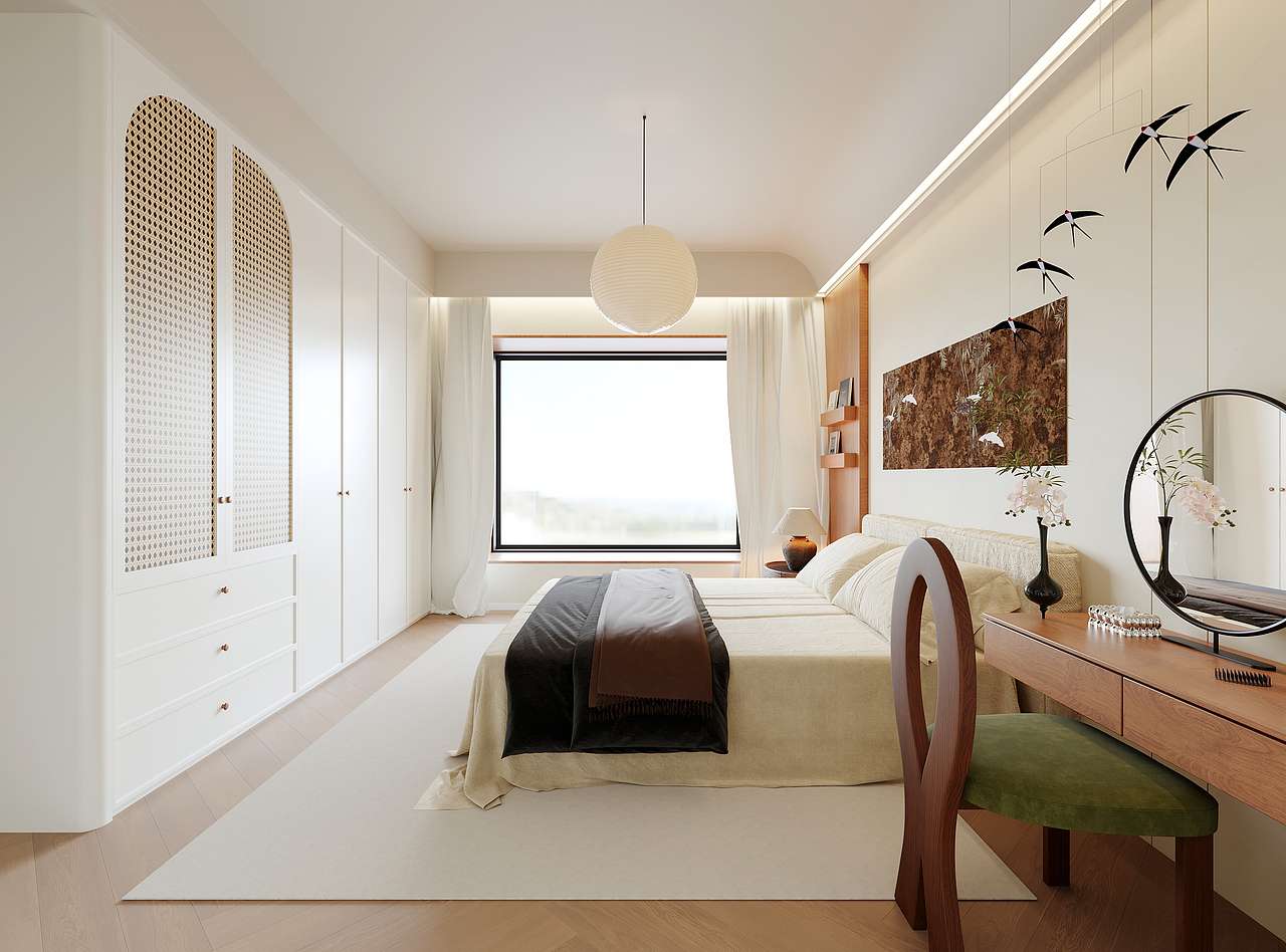 蓝天居（中古风）（图ZMzkxMjExOTI0） - 家装设计 - 站酷设计师冒蓝火的cpu原创素材 - 站酷ZCOOL