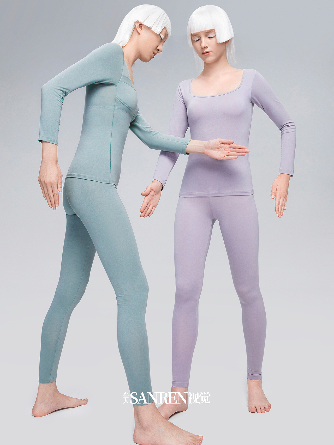 保暖内衣拍摄 模特拍摄 秋衣秋裤 品牌内衣拍摄