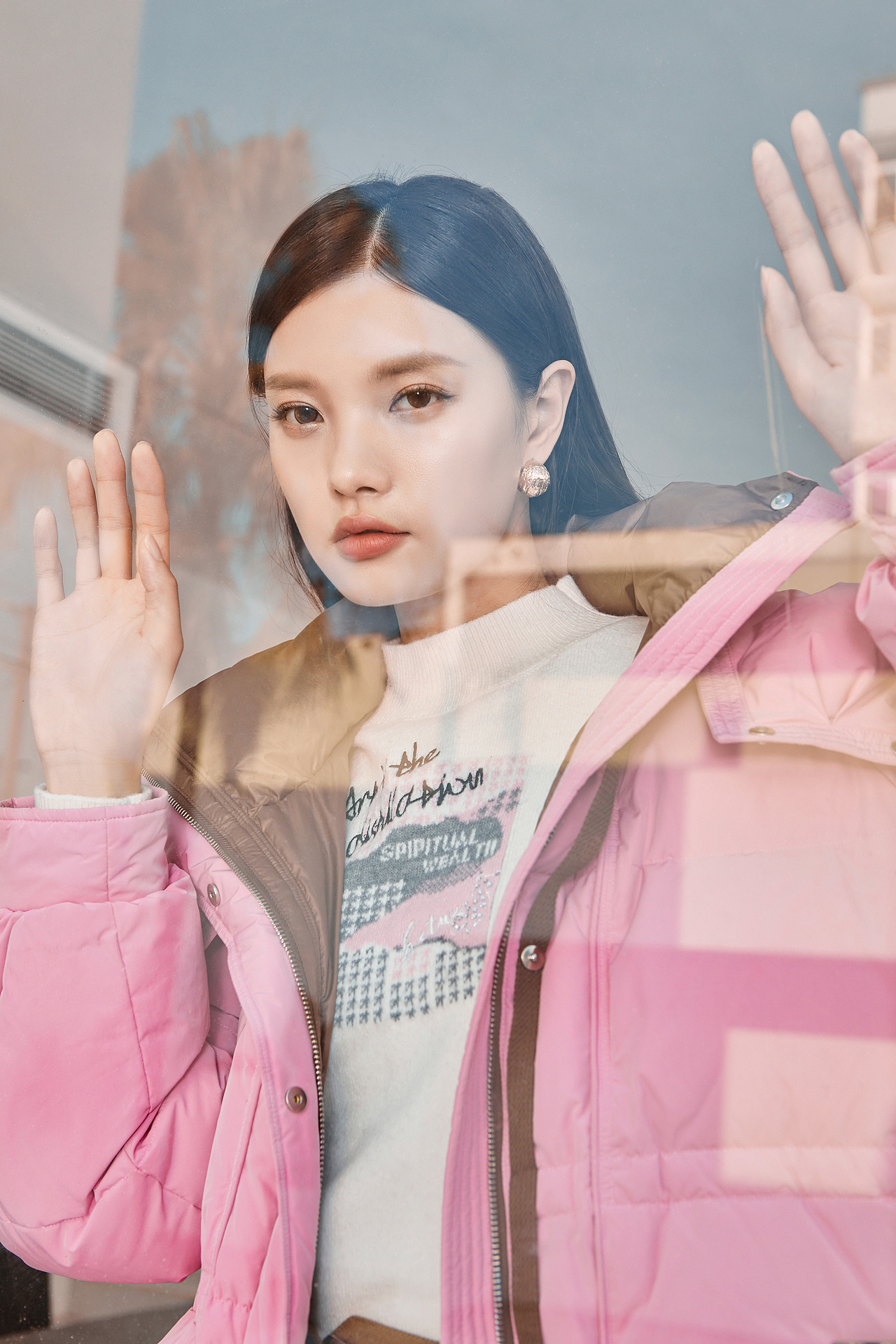 少淑女装冬季服装拍摄