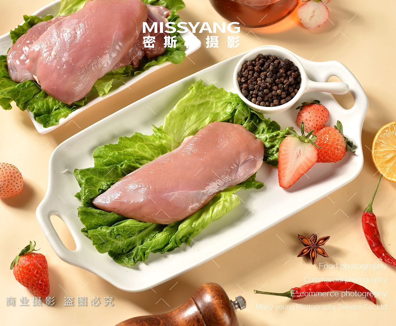 生鲜肉类鸭胸肉拍摄|电商产品美食摄影|×郑州密斯杨（图ZMzkxMjE2Nzg0） - 美食摄影 - 站酷设计师密斯杨摄影原创素材 - 站酷ZCOOL