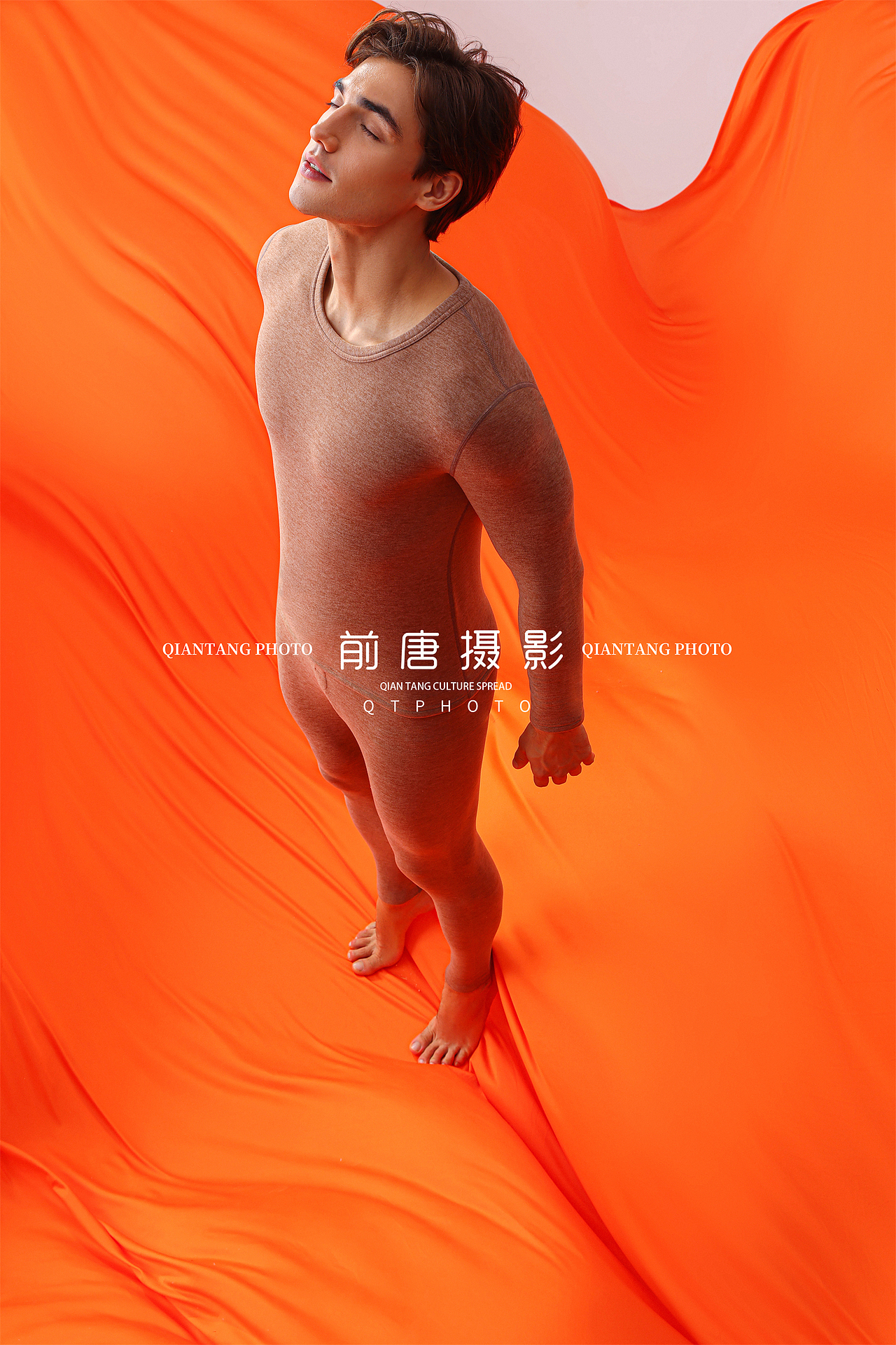 保暖衣拍摄 电商摄影 人像摄影 模特拍摄