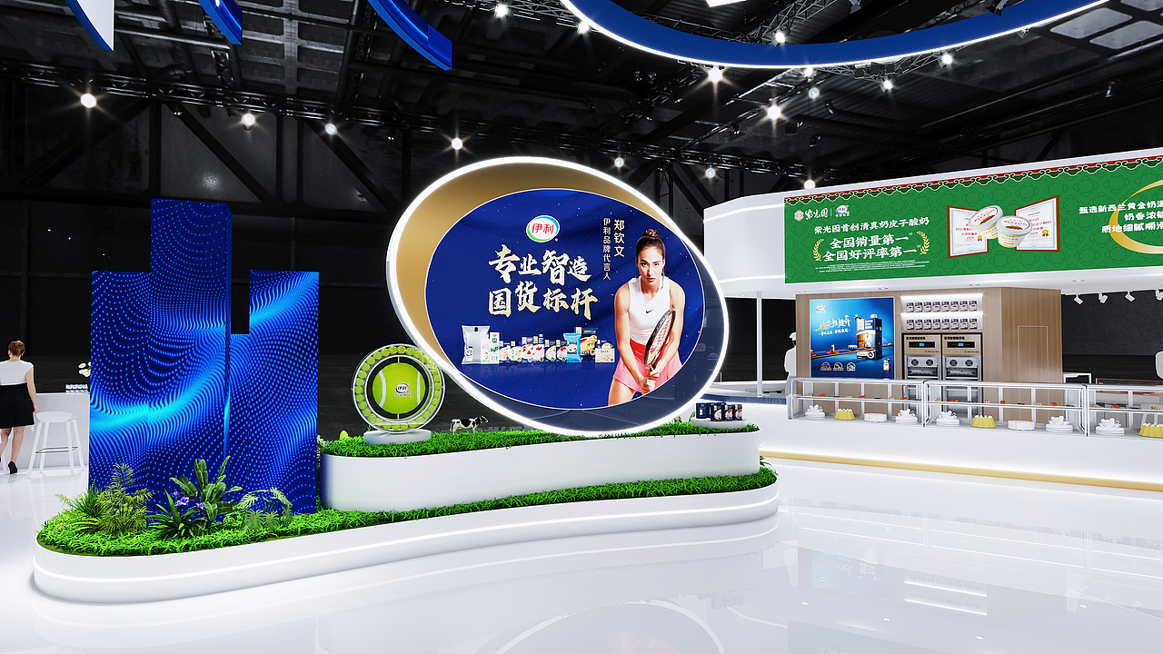 伊利&普朗展览｜展台设计（图ZMzkxMjM4MzA4） - 展陈设计 - 站酷设计师Perlon普朗展览原创素材 - 站酷ZCOOL