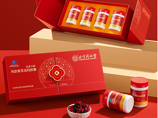 红色礼盒场景