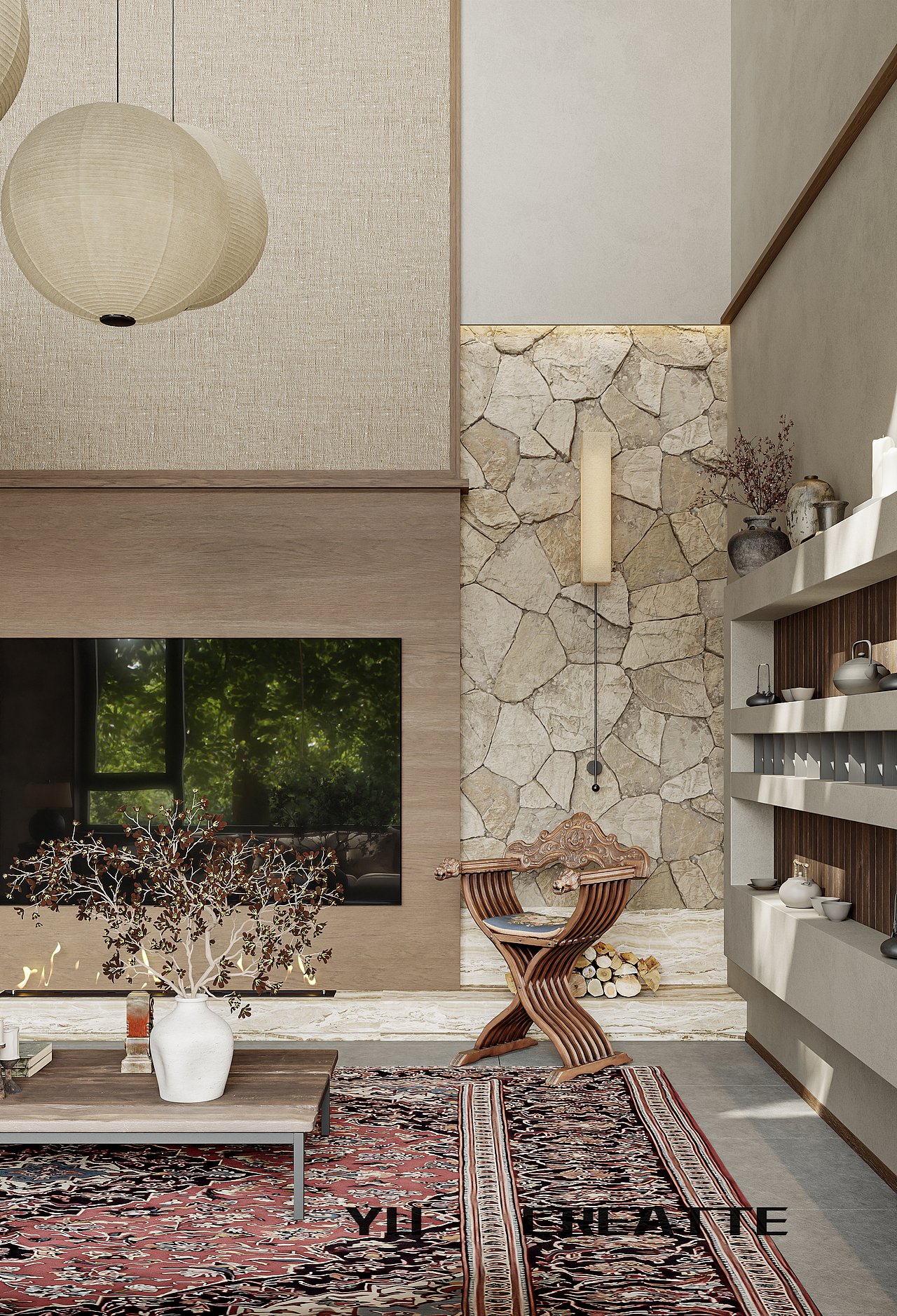 东方宋式诧寂别墅客餐厨丨近期表现