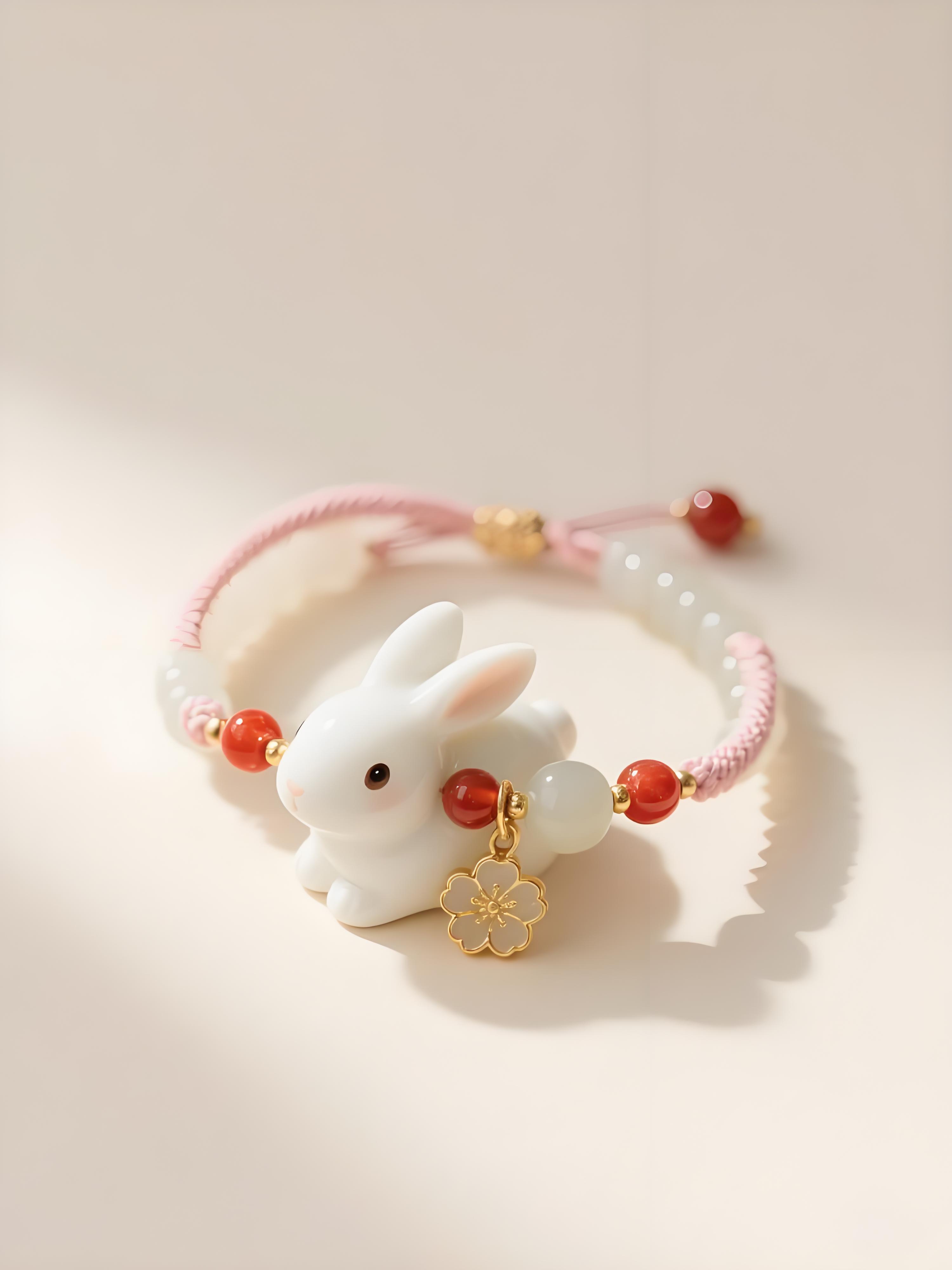 “这块玉糖里,藏着江南的春天!新中式少女手链让我原地沦陷~”