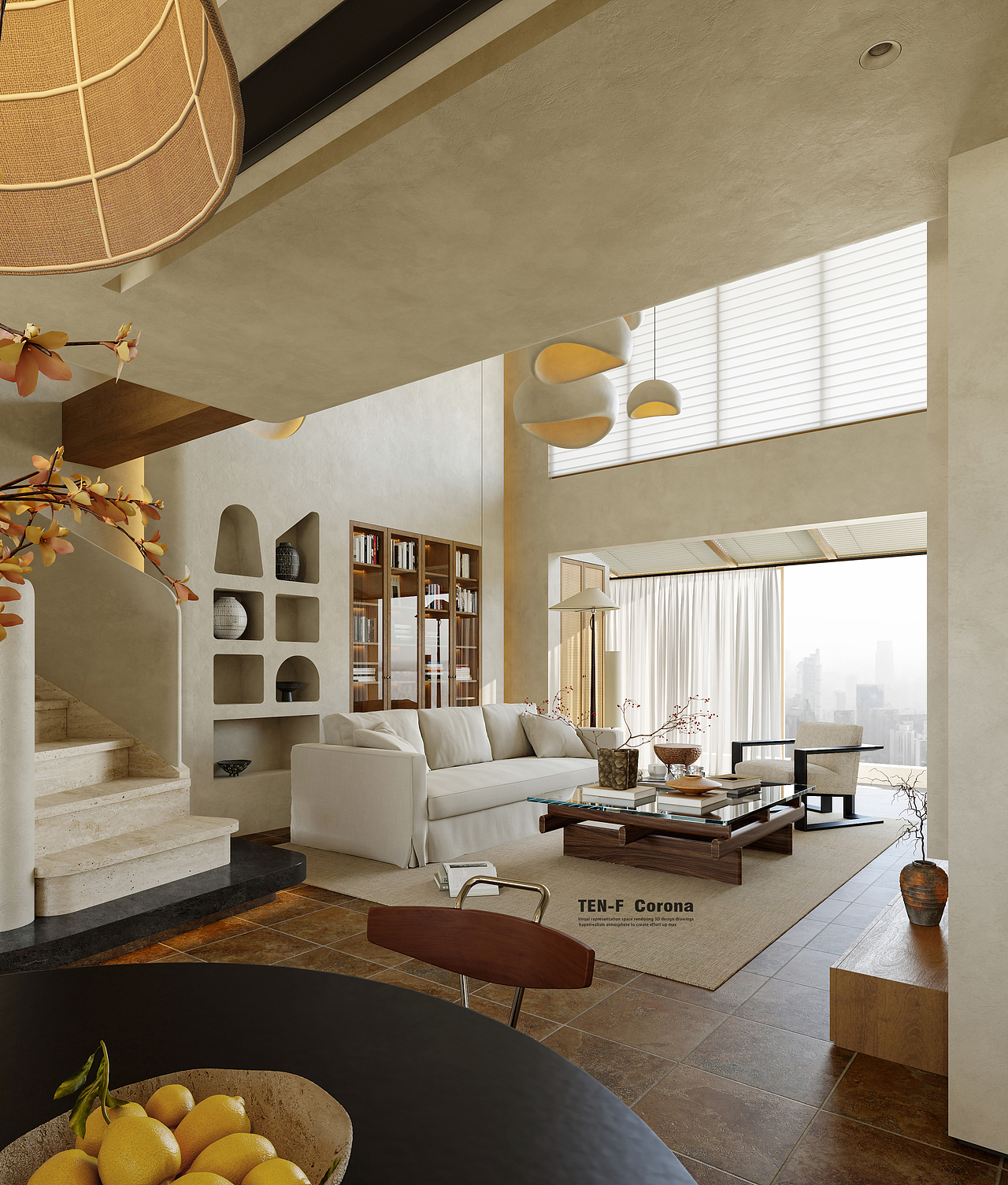 侘寂风渲染,近期新渲