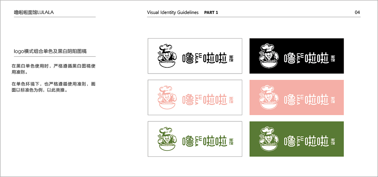 连锁餐饮品牌噜啦啦logo设计（图ZMzkxMjY2MjE2） - 品牌 - 站酷设计师平面设计师老房原创素材 - 站酷ZCOOL