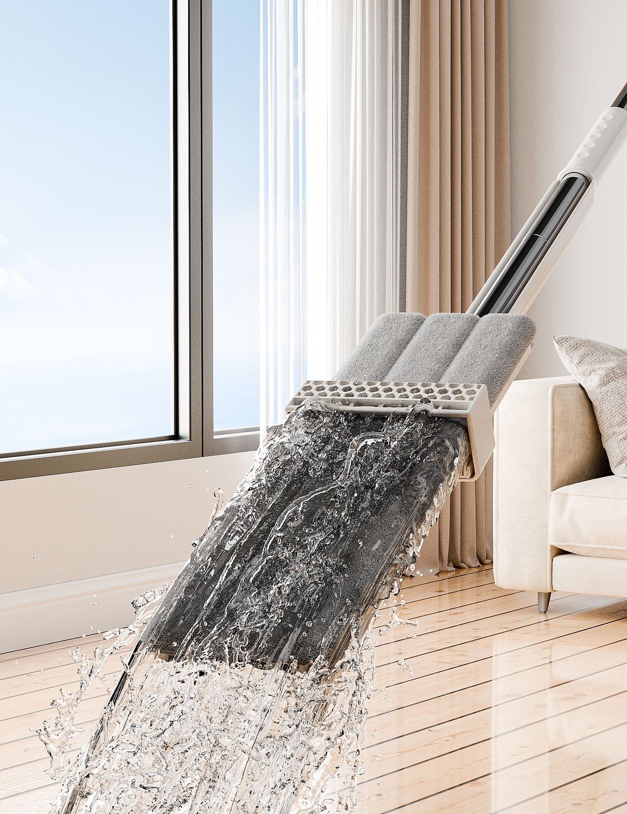 拖把 扫把 建模渲染（图ZMzkxMjc0MTA4） - 产品 - 站酷设计师淘艺设计原创素材 - 站酷ZCOOL