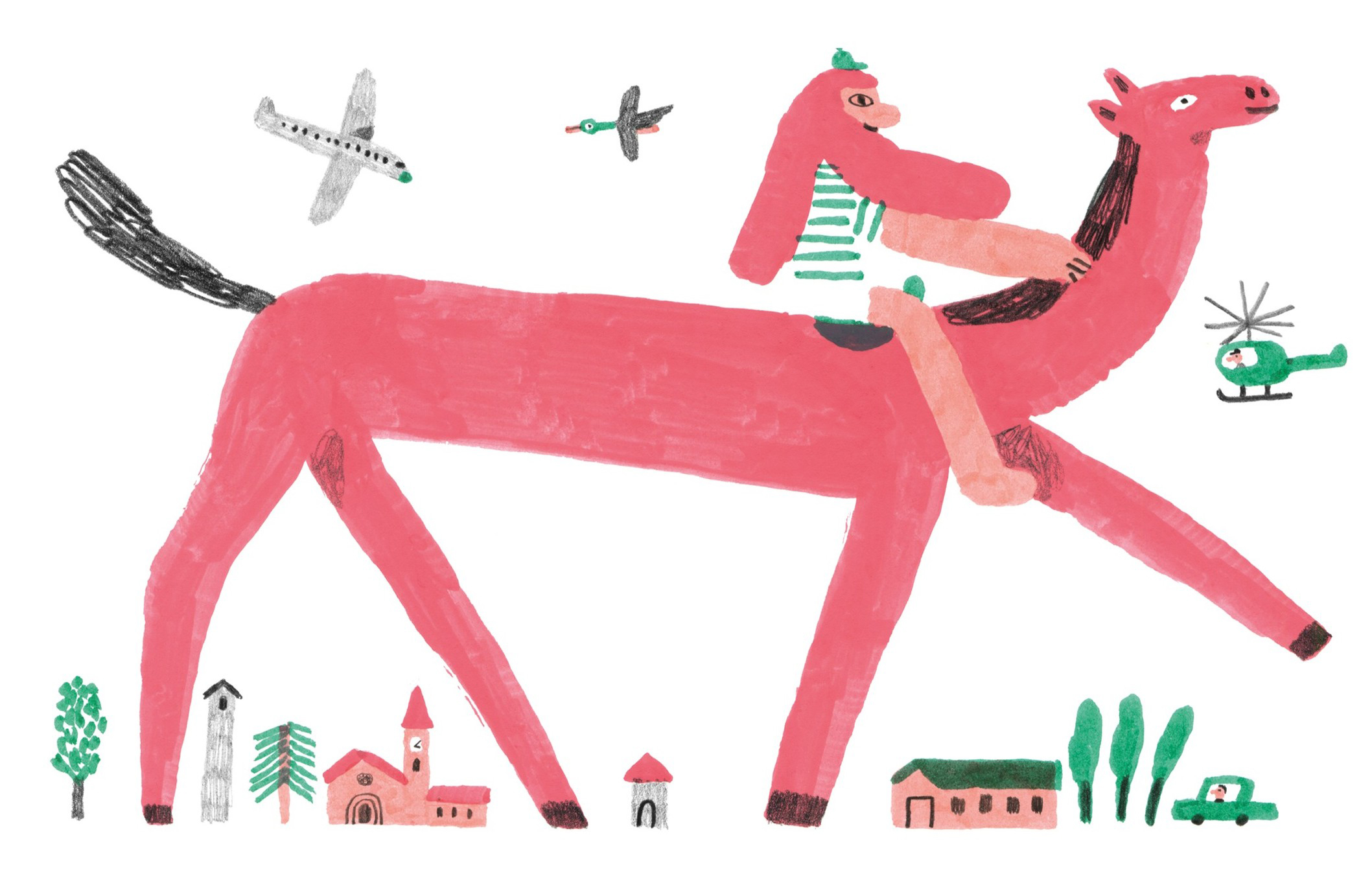 童趣的背后是自由的表达-意大利插画家Andrea Antinori插画作品 |365天的好设计NO.92