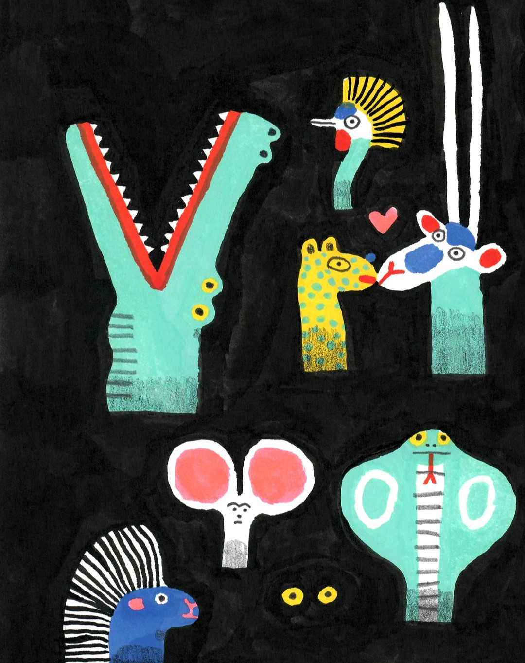 童趣的背后是自由的表达-意大利插画家Andrea Antinori插画作品 |365天的好设计NO.92