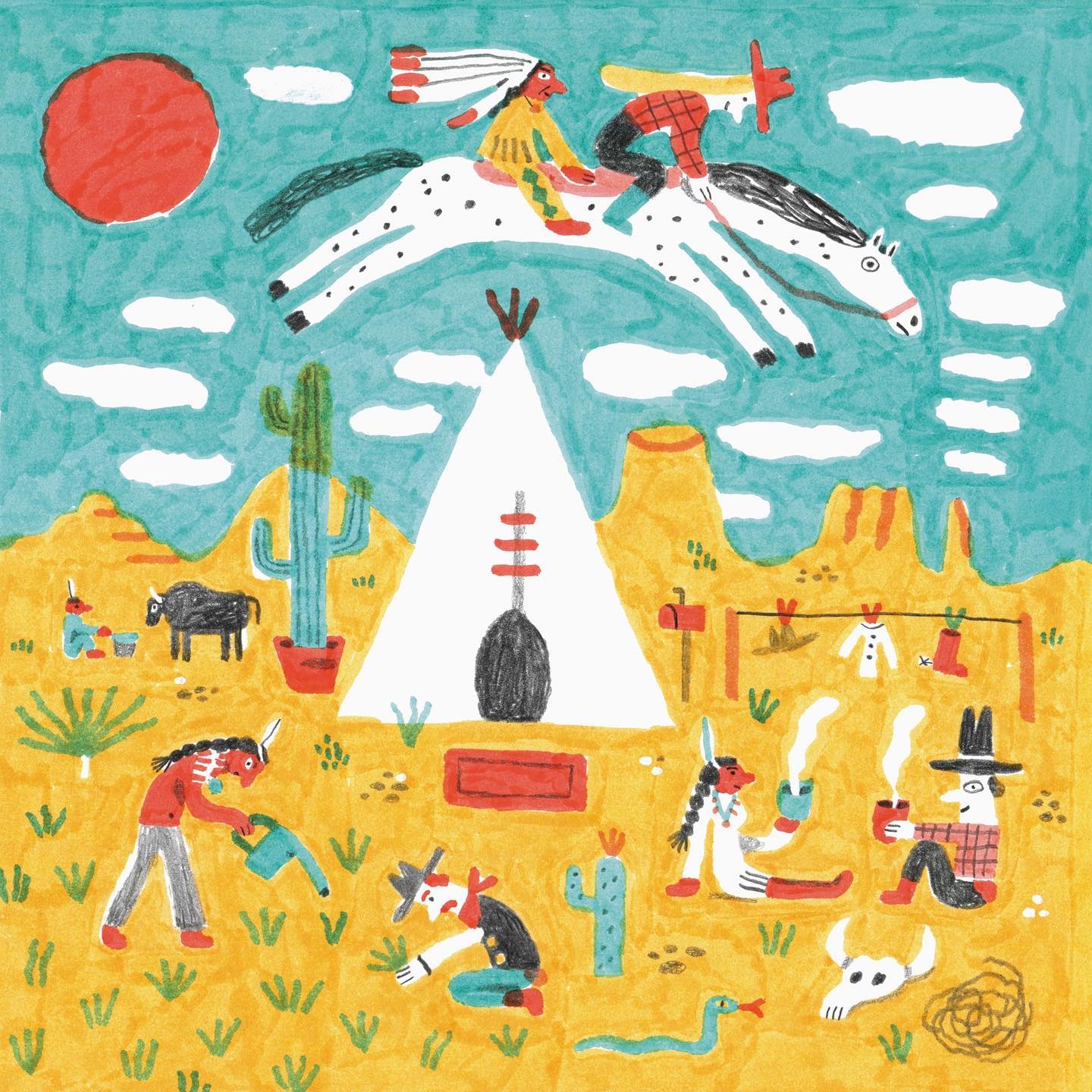 童趣的背后是自由的表达-意大利插画家Andrea Antinori插画作品 |365天的好设计NO.92