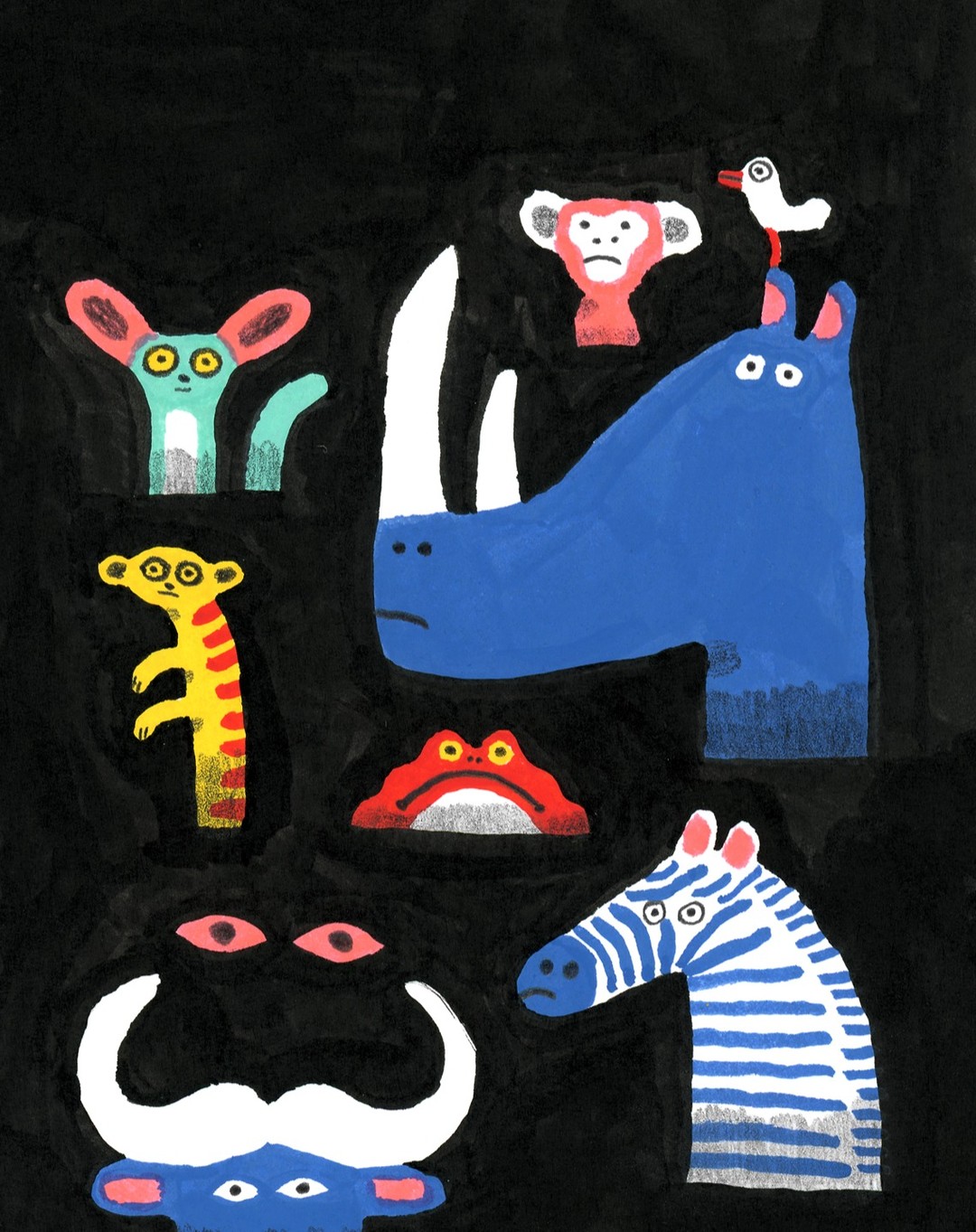 童趣的背后是自由的表达-意大利插画家Andrea Antinori插画作品 |365天的好设计NO.92