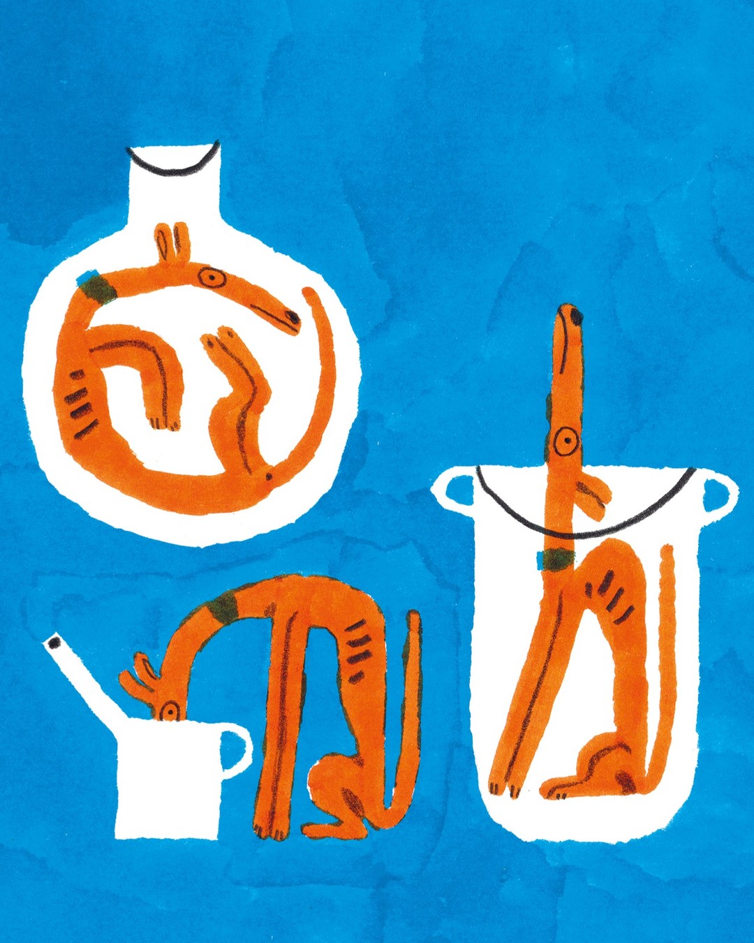 童趣的背后是自由的表达-意大利插画家Andrea Antinori插画作品 |365天的好设计NO.92