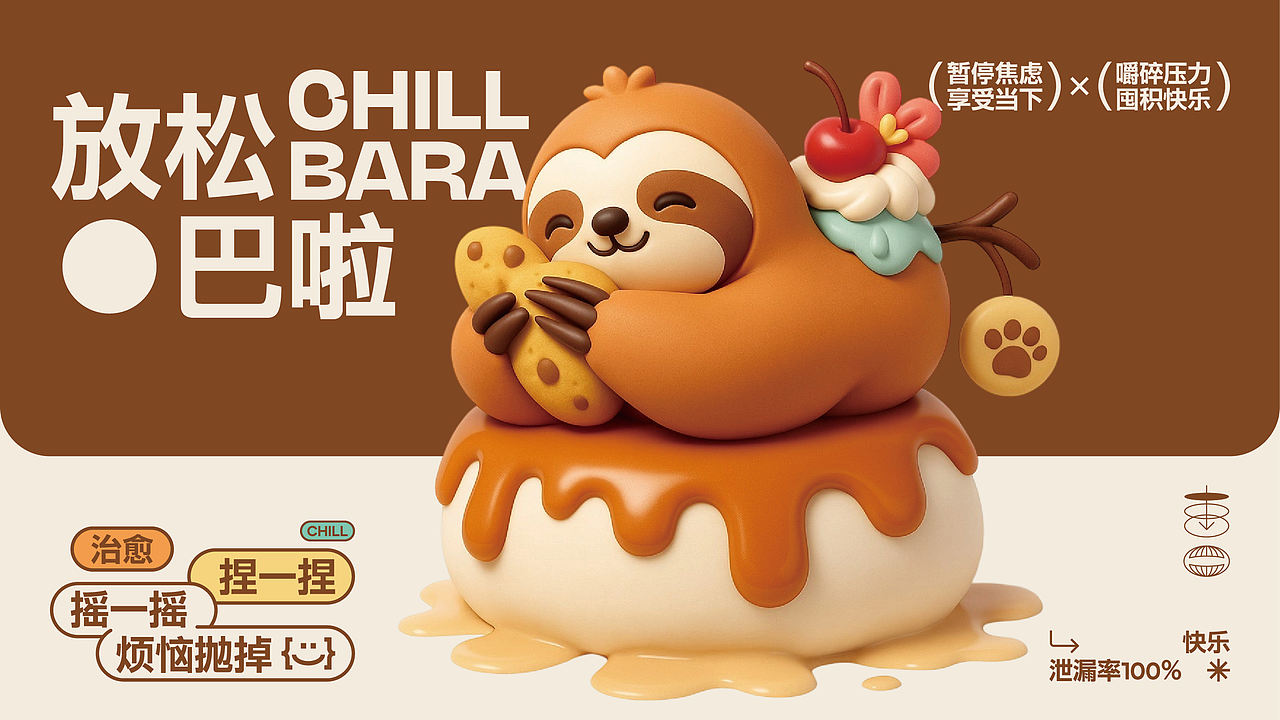巴啦君の解压秘籍：用零食重启你的快乐频道（图ZMzkxMjgxNTc2） - 品牌 - 站酷设计师百里行原创素材 - 站酷ZCOOL