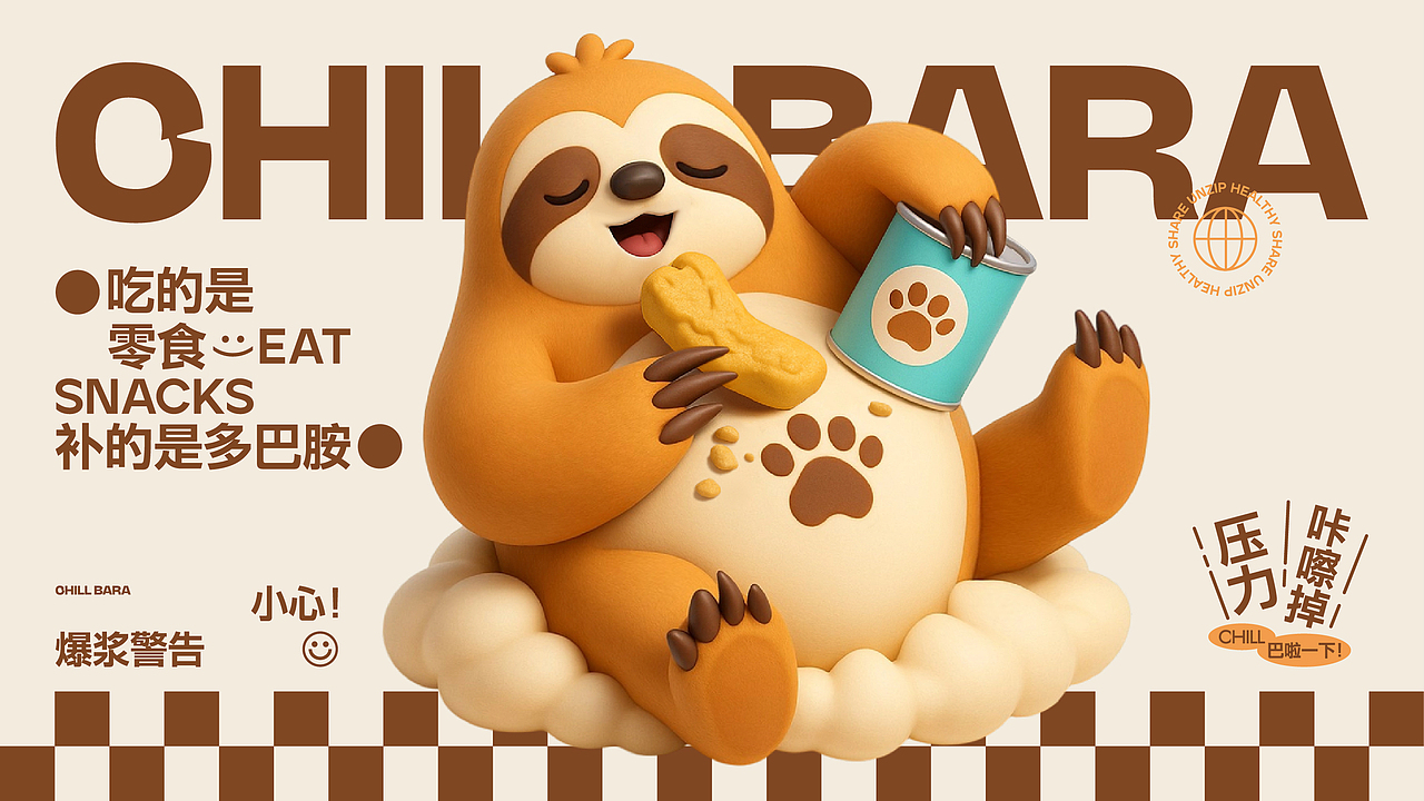 巴啦君の解压秘籍:用零食重启你的快乐频道