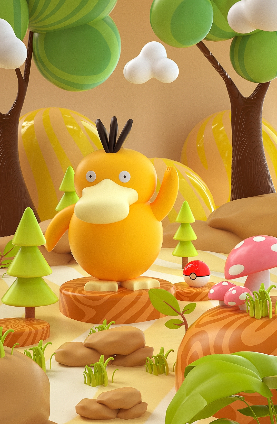 卡通IP建模渲染