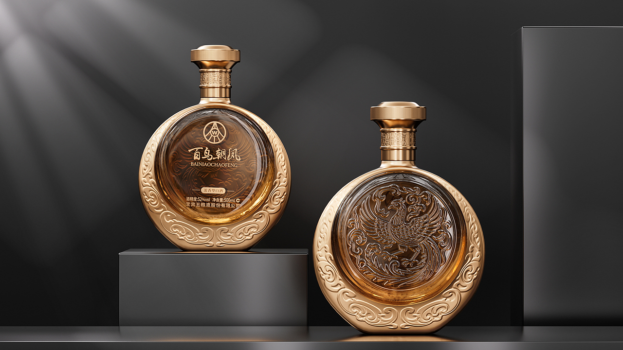五粮液-百鸟朝凤（图ZMzkxMjg0ODg4） - 包装 - 站酷设计师马丁丁原创素材 - 站酷ZCOOL