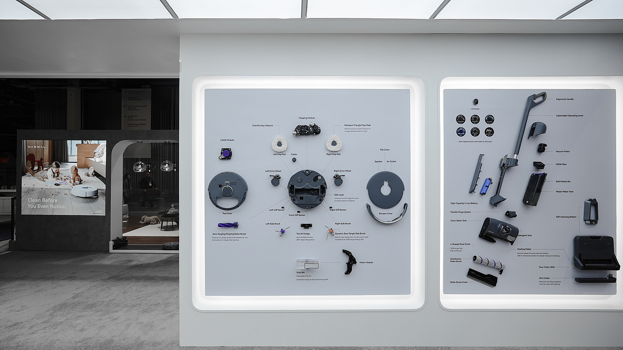 NARWAL云鲸|美国CES2025|国际展台设计|展示空间|原创(图ZMzkxMjg3NDQ4) - 展陈设计 - 站酷设计师FORMS方世设计原创素材 - 站酷ZCOOL