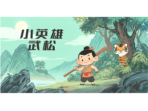 绘本《小英雄武松》