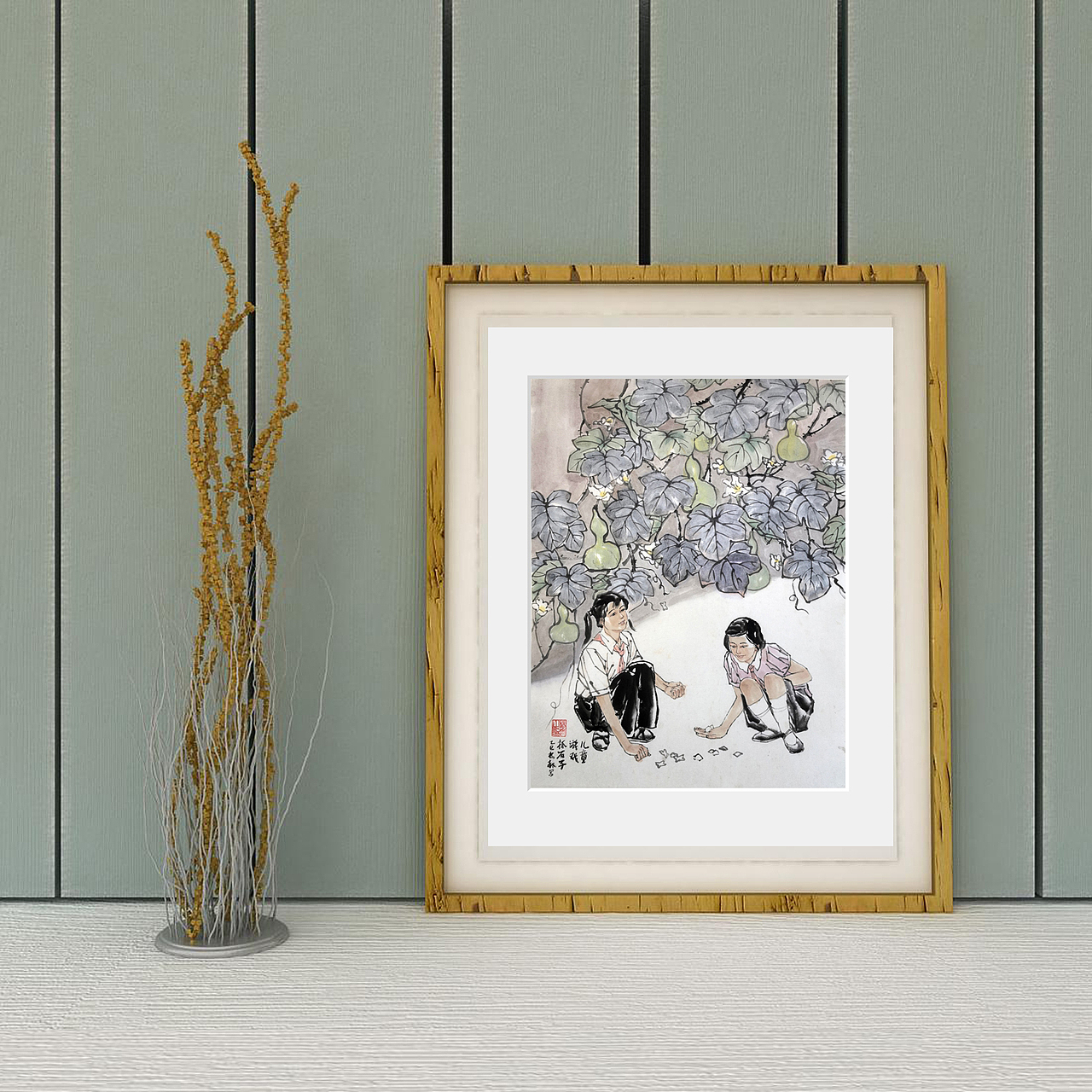 国画儿童节小游戏（图ZMzkxMzAwOTIw） - 绘画 - 站酷设计师杨越绘画原创素材 - 站酷ZCOOL