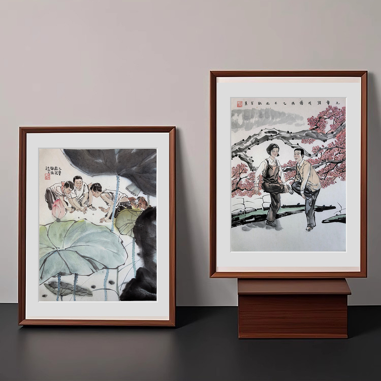国画儿童节小游戏（图ZMzkxMzAwOTM2） - 绘画 - 站酷设计师杨越绘画原创素材 - 站酷ZCOOL