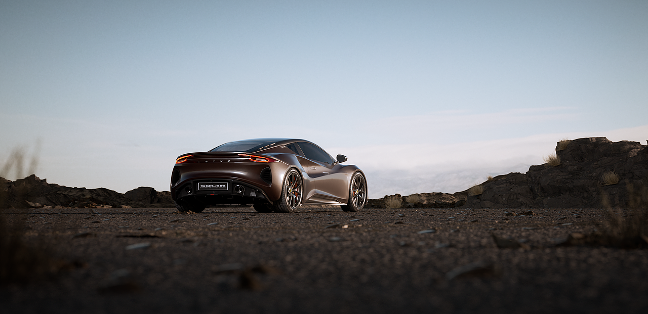 C4D&OC Lotus_Emira_2023路特斯莲花 汽车渲染