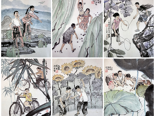 国画儿童节小游戏