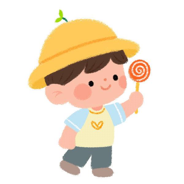 那棒棒糖的可爱小男孩